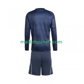 Maillot de Foot Real Madrid Extérieur 2025-26 Manches Longues - Enfant